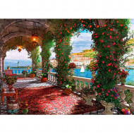 Puzzle 1000 piezas Rose Corridor, rompecabezas clásico para adultos 70 x 50 cm, jigsaw puzzle a partir de 14 años, juego educativo, reto creativo, paisaje decorativo, aficiones