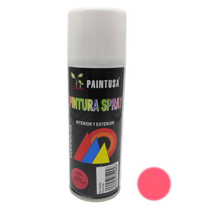 Paintusa - Bote de pintura en spray rosa A26 200 ml, válido para multitud de superficies de interior y exterior: madera, metal, cartón, cerámica, plástico