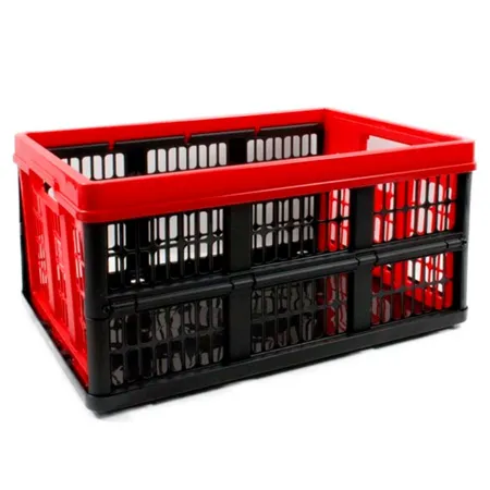 Caja plegable de plástico 52 x 37 x 26 cm, 45 litros, contenedor, cesto robusto para almacenamiento de documentos, juguetes, rop Caja plegable de plástico 52 x 37 x 26 cm, 45 litros, contenedor, cesto robusto para almacenamiento de documentos, juguetes, rop