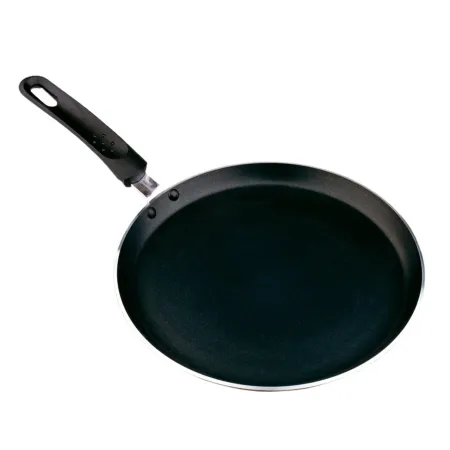 Tradineur - Sartén crepera de aluminio antiadherente 30 cm, inducción rápida, sartén plana para filloas, creps, apta para gas, i