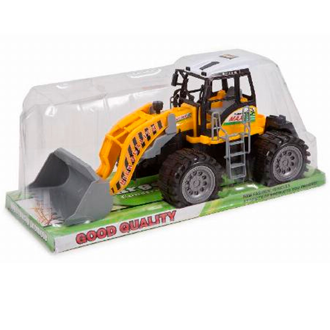 Toinsa - Juguete maquina excavadora, vehículo de construcción, pala cargadora, tractor, camión excavación, juguete construcción para niños, 38 x 17 x 18 cm