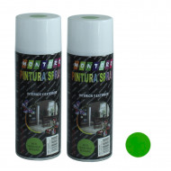 Montoro - Pack de 2 botes de pintura en spray verde hoja A13 400 ml, válido para multitud de superficies de interior y exterior