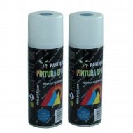 Montoro - Pack 2 botes de pintura en azul oscuro A09 200 ml, válido para multitud de superficies de interior y exterior. Pintura en spray, válida para distintos materiales de 17 x 5 x 5 cm