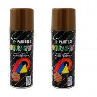 Montoro - Pack 2 botes de pintura en spray cobre M307 200 ml, válido para multitud de superficies de interior y exterior