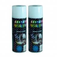 Montoro - Pack 2 botes de pintura en spray azul oscuro A09 400 ml, válido para multitud de superficies de interior y exterior