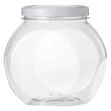 Tradineur - Tarro de plástico - Incluye tapa metálica - Ideal para la conservación de tus alimentos - Capacidad de 2,1 Litros - Tradineur - Tarro de plástico - Incluye tapa metálica - Ideal para la conservación de tus alimentos - Capacidad de 2,1 Litros -
