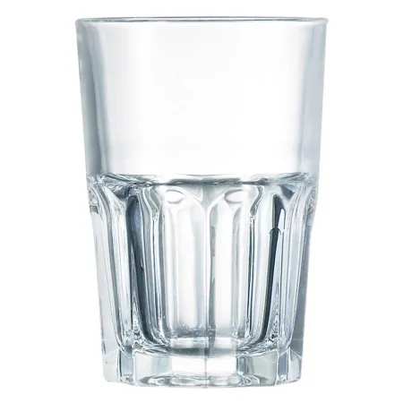 Tradineur - Set de 6 vasos "new america" con capacidad de 40 cl, de 8,5 cm de diámetro y 12 cm de alto. Pack de 6 vasos especial