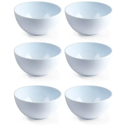 Tradineur - Pack de 6 Cuencos - Capacidad 100 ML - Fabricado en Plástico - Ideal tanto para la hostelería como el hogar - Ø 9 x Tradineur - Pack de 6 Cuencos - Capacidad 100 ML - Fabricado en Plástico - Ideal tanto para la hostelería como el hogar - Ø 9 x