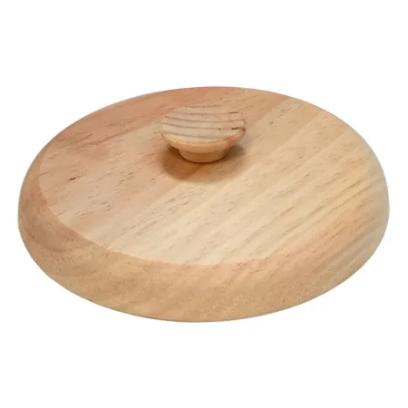 Tapa giratortillas de madera, diámetro 23,5 cm. Plato volteatortillas ideal para darle la vuelta a la  tortilla fácilmente