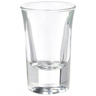 Luminarc - Set de 6 vasos de chupito de cristal, modelo spirit bar, base gruesa, aptos para lavavajillas, servir licores, celebraciones (3,4 cl, 7 cm)