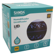 Humidificador de aire ultrasónico, difusor de aroma para aceites esenciales, luz LED multicolor, ultra silencioso, cable USB, (200 ml, color aleatorio)