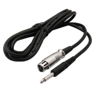 Cable de audio estéreo, conector jack TRS macho de 6,35 mm a XLR macho para micrófonos, altavoces, dj, mesas de mezclas, consolas de audio de estudio (5 m)