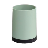 Set de baño clásico con dispensador de jabón, vaso y jabonera. dispensador de 3 x 8 x 14 cm, color verde