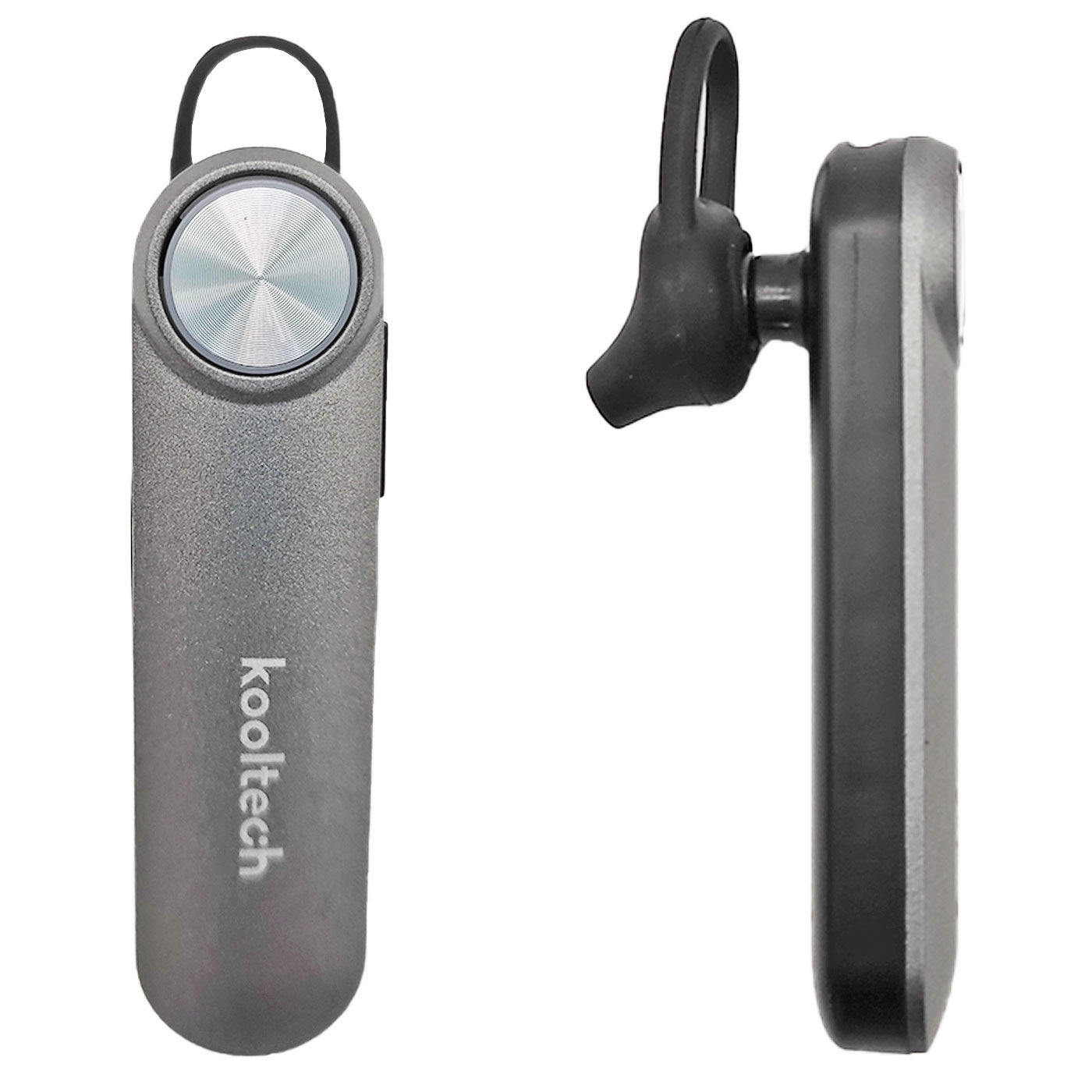 Kooltech - Auricular inalámbrico bluetooth, manos libres con micrófono, sonido estéreo, control de voz, LED, batería larga duración, llamadas trabajo, color aleatorio