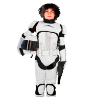 Disfraz soldado imperial de color blanco para niños de 7 a 9 años para las fiestas carnavales, fiestas, celebraciones.