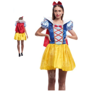 Disfraz snow princess, princesa de nieve, fibra sintética, incluye vestido, capa y diadema, carnaval, halloween, cosplay, adulto mujer, talla S