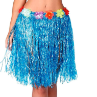 Falda hawaiana a tiras color aleatorio para los infantes de la casa para carnaval, halloween, fiestas, celebraciones. 60 cm