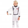 Disfraz de astronauta infantil, fibra sintética, incluye mono y arnés, carnaval, halloween, cosplay, fiestas, niños, blanco (3-4