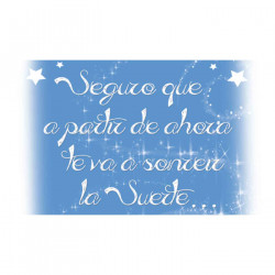 Tradineur - Postal de buena suerte, carta, comunicado, tarjeta, felicitación, buenos deseos, amigos, familiares - 35 x 24 x 0,2