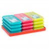Tradineur - Cubitera de plástico, molde para 9 cubitos de hielo alargados, incluye tapa, cócteles, refrescos (Color surtido - 26