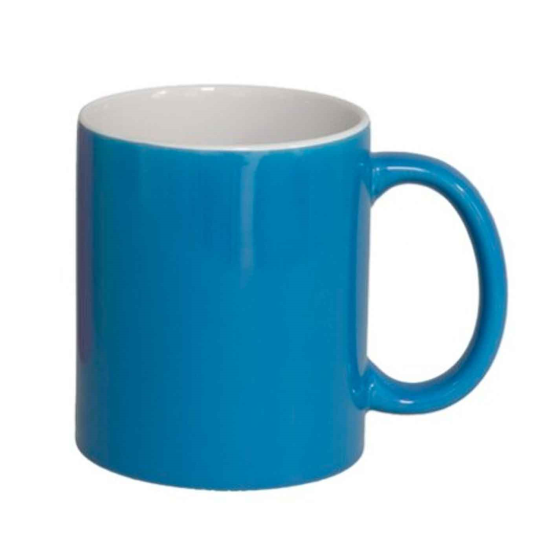 Taza de cerámica surtido, tazón desayuno, café, infusiones, diseño clásico, resistente y duradera, apta para lavavajillas y microondas. 325 ml. 9,5 x 12 x 8 cm