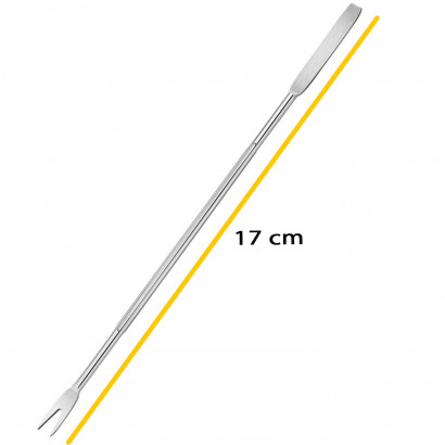 Pack de 4 pinchos para marisco de acero inoxidable, mini tenedores de langosta, multiusos, utensilios de cocina, aptos para lavavajillas, 17 cm