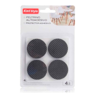 Protectores circulares para patas de sillas, mesas o muebles. 4 gomas eva adhesivas. Protector adhesivo para patas de sillas, fieltro para sillas de 4 cm de diámetro