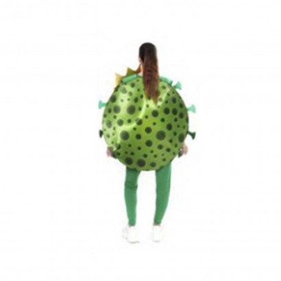 Disfraz de virus mortal con forma redonda para jovenes y adultos para carnaval, talla L, color verde.