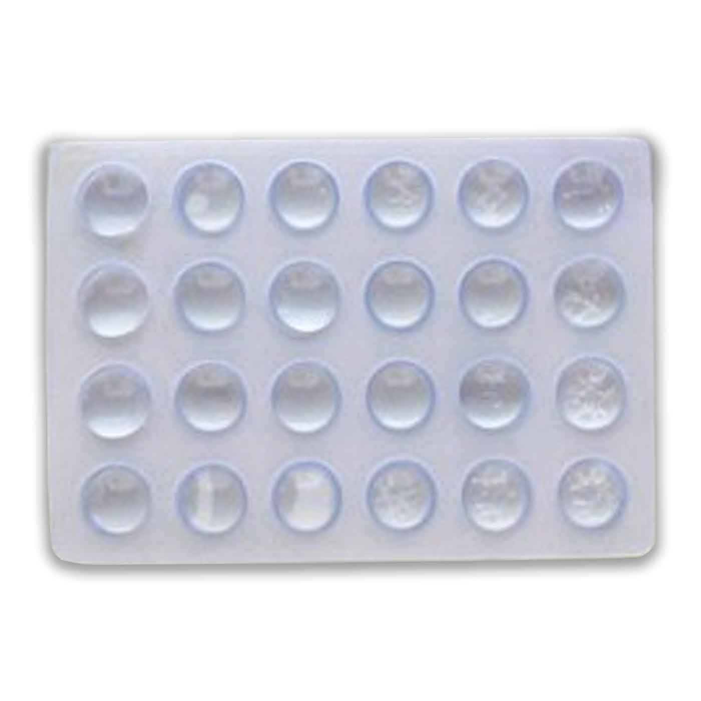 Protectores autoadhesivos para cristal, 24 Unidades, Plástico, transparente. Ideal para el trabajo u hogar. 6 x 9 x 0,5 cm