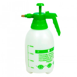 Tradineur - Botella pulverizar, sulfatar. Bomba de presión/vaporización con pulverizador, boquilla de latón ajustable, jardinerí