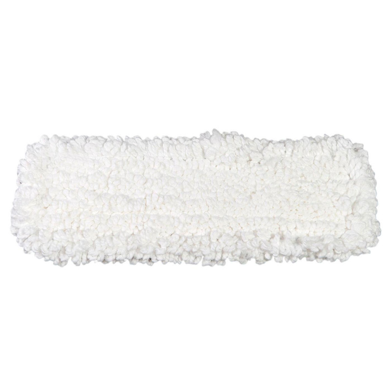 Tradineur - Recambio para mopa ecológica 45 cm, recambio seco de poliéster, ideal para suelos de madera, cerámica y vinilos Tradineur - Recambio para mopa ecológica 45 cm, recambio seco de poliéster, ideal para suelos de madera, cerámica y vinilos