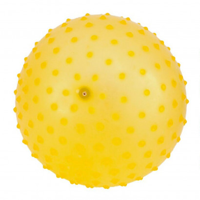 Pelota hinchable de goma perfumada con pinchos, balón inflable para niños, juegos, ejercicio infantil, piscina, playa, jardín, 23 cm