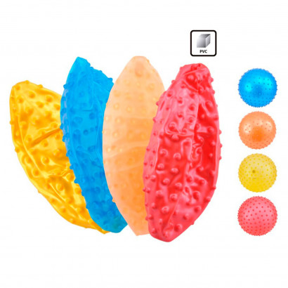 Pelota hinchable de goma perfumada con pinchos, balón inflable para niños, juegos, ejercicio infantil, piscina, playa, jardín, 23 cm