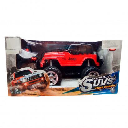 Juguete coche jeep con control remoto, coche todo terreno, escala 1:18, colores surtidos, medidas: 11 x 21 x 12 cm