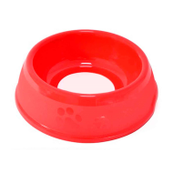 Comedero bebedero circular para las mascotas del hogar, plato,bandeja, perro, gato. Capacidad de 0,59 L Color surtido. Diametro 19,5 cm