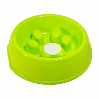 Comedero bebedero circular para las mascotas del hogar, plato,bandeja, perro, gato. Capacidad de 0,8 L Color surtido. Diametro 23 cm