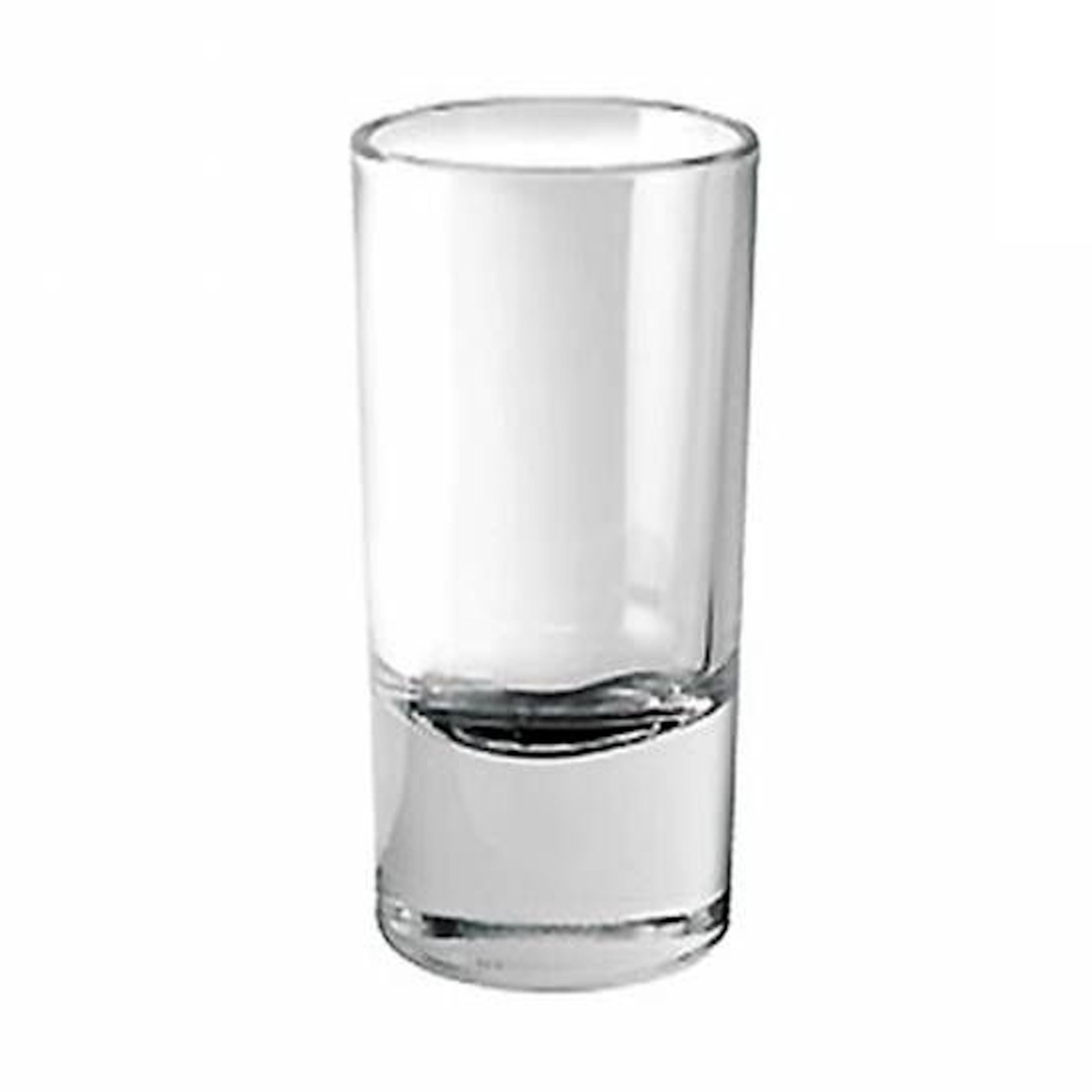 Set 6 vasos chupito "indro baby" de vidrio 42 ml. Pack de 6 recipientes de cristal válido para lavavajillas de 7 cm de diámetro y 4 cm de alto. Caja de 6 unidades de vasitos.