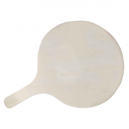 Artema - Pala de madera redonda para pizzas o pan, 30 x 29 cm, con mango de 11 cm. Espátula, paleta, bandeja de horno para pizza