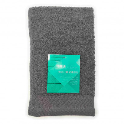 Pack de 4 toallas de bidé fabricada con algodón de calidad color gris pizarra 30 x 50 cm toalla ducha suave al tacto rápido secado