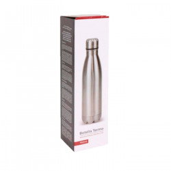 Botella termo sport, para bebidas calientes y frías, acero inoxidable, 750 ml, botella térmica con tapón de cierre hermético 30