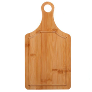 Tabla de cortar de bambú, de 1,5 x 34,5 x 17,5 cm, ideal para cocina. Tablero de corte con asa para colgar o mover,para realizar labores de cocina y repostería. Utensilio para corte de alimentación.