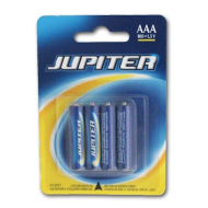 Juego de 6 packs de 4 pilas AAA, r03, 1,5 v "júpiter" ideal para el hogar. Set de 24 pilas no recargables, para una gran diversidad de productos. 24 pilas AAA para diferentes aparatos electronicos