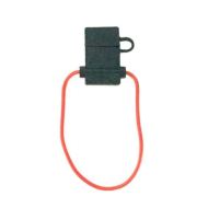 Portafusible para coche de 2 x 4,5 x 3,5, con cable de 30 cm, que soporta potencias de 3 a 30 amperios. Portador para plomos, resistente a la corrosión, para protección y seguridad del automóvil.