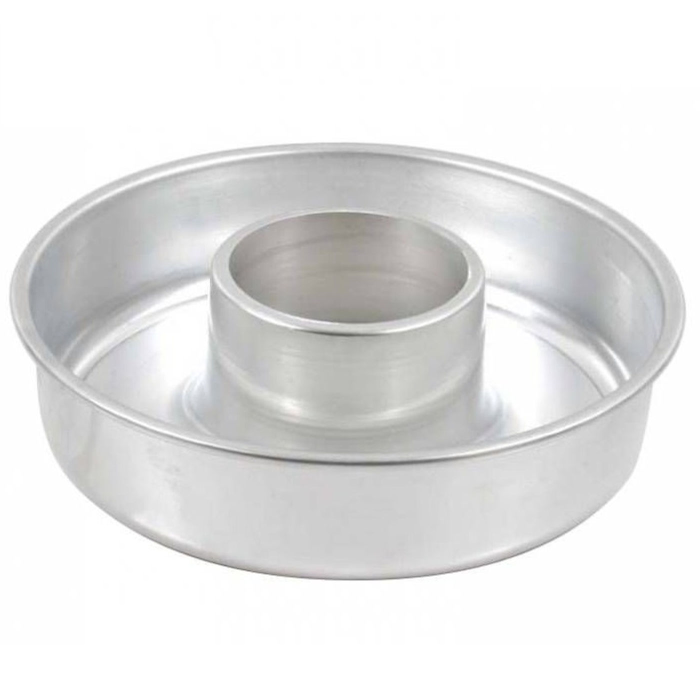 Molde para rosca frabricada en aluminio, de 28 cm de diámetro y 6,3 cm de alto, para realizar labores de repostería. Recipiente de aluminio para bizcocho,rosca, tartas etz. Moldeador para postres