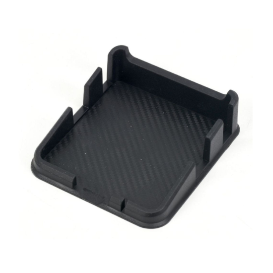 Alfombra de silicona antideslizante, de 4 x 11 x 12 cm, ideal para coche. Soporte para móviles con base antideslizante y diferentes ranuras para distintas colocaciones. Tapiz para automóviles.