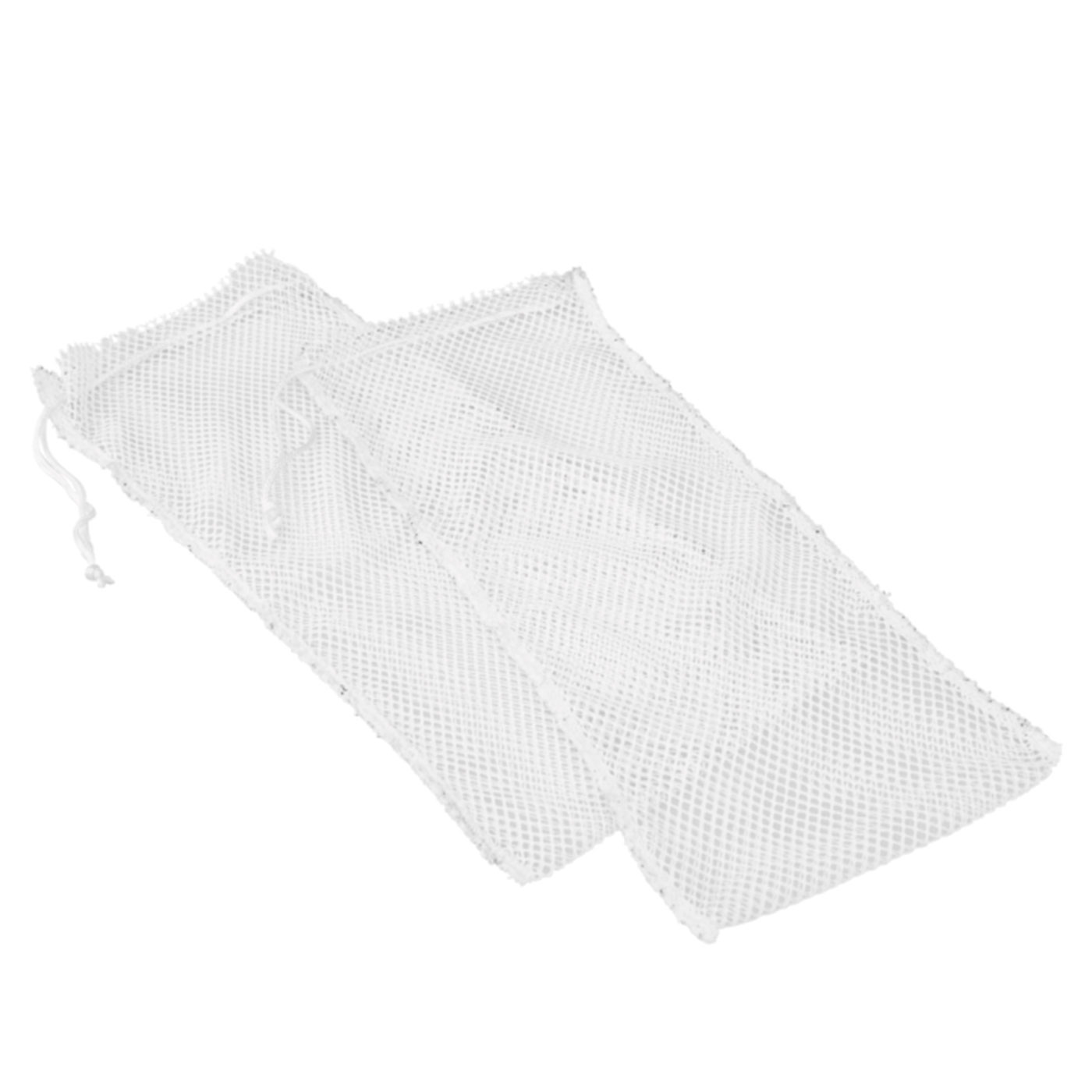 Tradineur - Pack de 2  bolsas para legumbres, mallas, red de nylon para cocción, 2 kg de capacidad, reutilizables, cocina, 35 x 20 cm