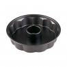 Tradineur - Molde redondo de acero antiadherente 27 x 6 cm, recipiente para horno, repostería, roscón, bizcochos, tartas, pastel