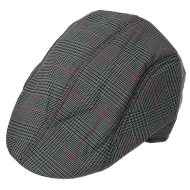 Tradineur - Boina plana de hombre, 65% poliéster y 35% algodón, ajustable, gorra, visera casual, aire libre, talla única, color aleatorio