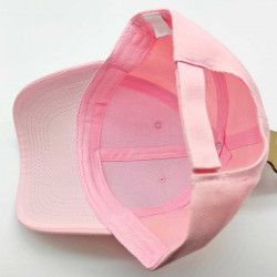 Tradineur - Gorra clásica con ajuste posterior regulable, adulto, 100% poliéster, accesorio deporte, skate, aire libre (Rosa, ta