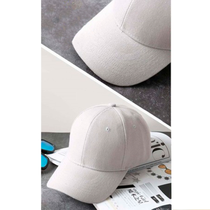 Tradineur - Gorra clásica adulto con ajuste posterior de velcro, 100% poliéster, accesorio deporte, skate, aire libre (Gris claro, talla única, unisex)